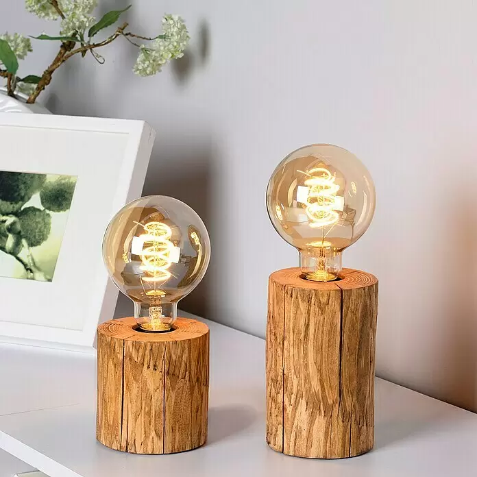 Spotlight Deko-Tischleuchte Trabo Table25 W, Braun, E27