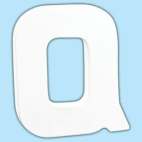 Décopatch  Letra de cartón pequeña
