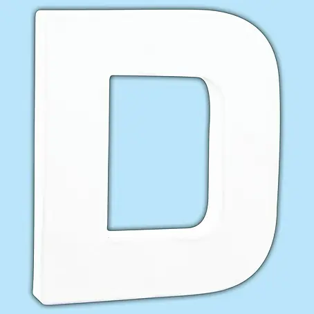 Décopatch  Letra de cartón pequeña