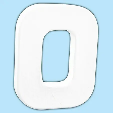 Décopatch  Letra de cartón pequeña