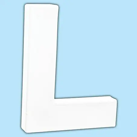 Décopatch  Letra de cartón pequeña