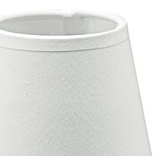 Home Sweet Home Sjenilo za svjetiljku (Ø x V: 11 x 11 cm, čisto bijele boje, Tkanina, Okrugli oblik)
