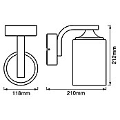 Ledvance LED-Außenwandleuchte (210 x 11,8 x 21,2 cm, Aluminum, IP43) | BAUHAUS