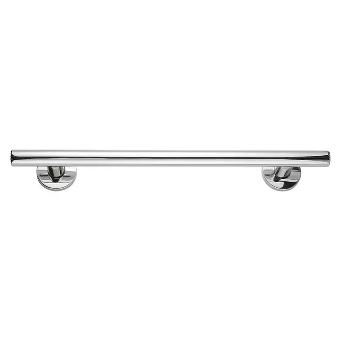 CM Baños Asidero de baño New - Acero inoxidable, Cromo - Barra de apoyo cromada para el baño, ideal para soporte y seguridad. Diseño robusto y elegante.
