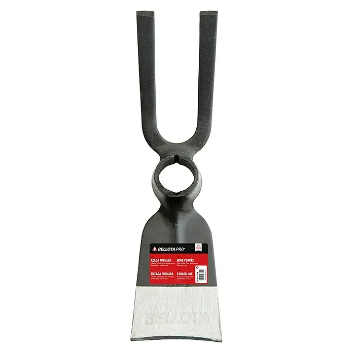 Bellota Azada doble 228 - Número de hojas: 2, Mango largo - Azada forjada Bellota Pro duradera, ideal para jardinería. Herramienta duradera para resultados profesionales.