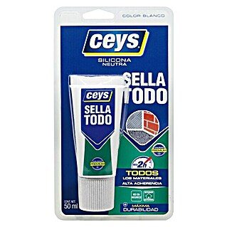 Ceys Silicona neutra Sella Todo (Blanco, 50 g)