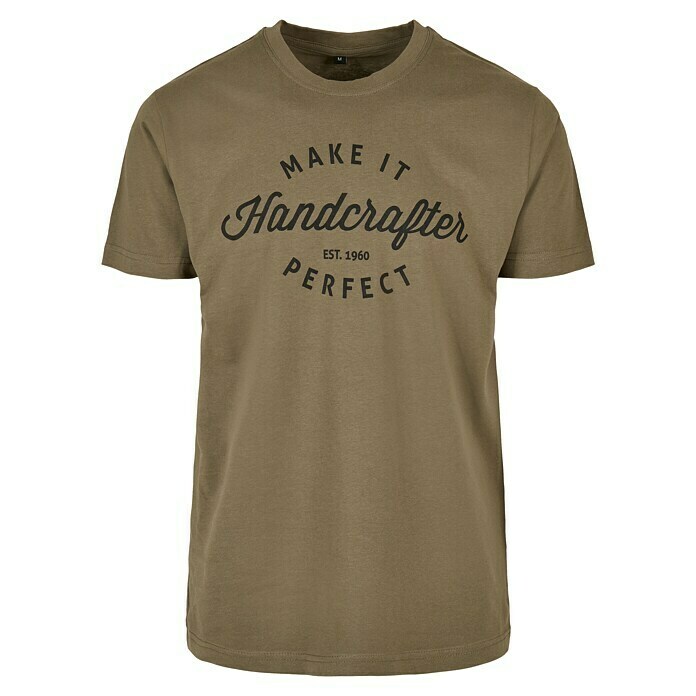 T-Shirt HandcrafterXXXL, Olive Front View