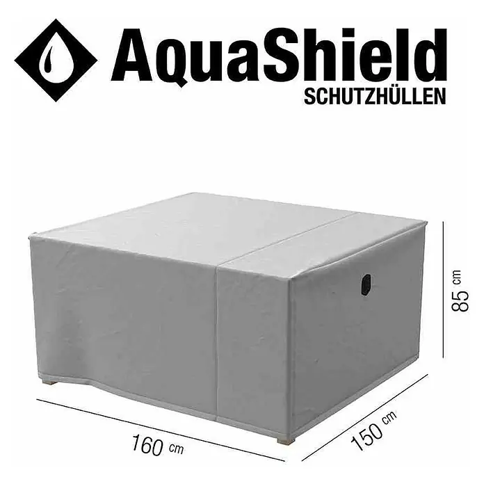 Siena Garden Sitzgruppen-Schutzhülle AquaShield - L x B x H: 160 x 150 x 85 cm, Kunststoff - Abdeckung für Gartenmöbel "AquaShield", Schutzhülle mit den Maßen 160 x 150 x 85 cm, ideal zum Schutz vor Witterungseinflüssen.