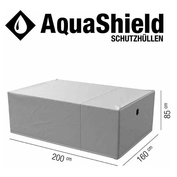 Siena Garden Sitzgruppen-Schutzhülle AquaShield - L x B x H: 200 x 160 x 85 cm, Kunststoff - Wasserdichte AquaShield Schutzhülle für Gartenmöbel mit den Maßen 200x160x85 cm. Ideal, um Ihre Möbel vor Wettereinflüssen zu schützen.