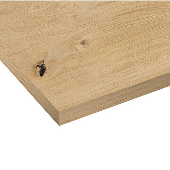 Polica za regal  (Hrast grča, 80 x 20 x 1,6 cm) | 4546 - Regalböden Dekor | GADB - Fertigteile | GAD - Regale | GA - Leimholz / Regale | G - Holz/Bauelem | BAUHAUS