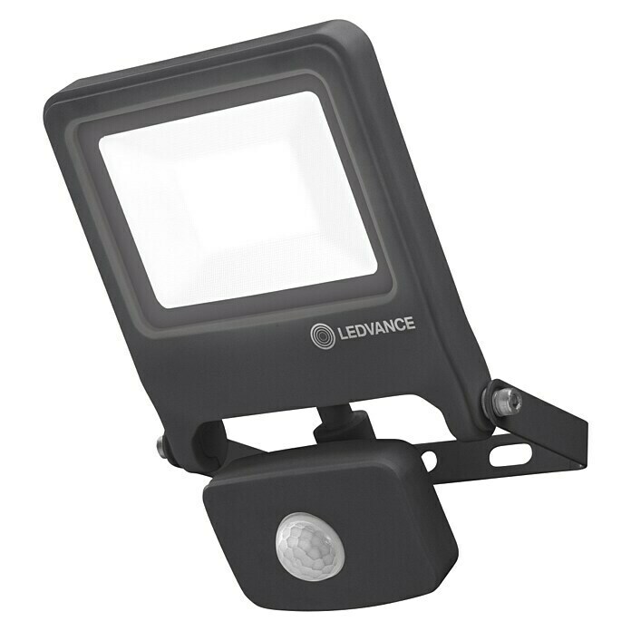 Ledvance LED-Strahler Endura FloodAnthrazit, Sensor, 20 W, IP44 Diagonal View