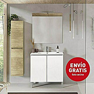 Artysan Conjunto de mueble de baño Versa (Ancho: 80 cm, 3 pzs., Blanco, Mate)