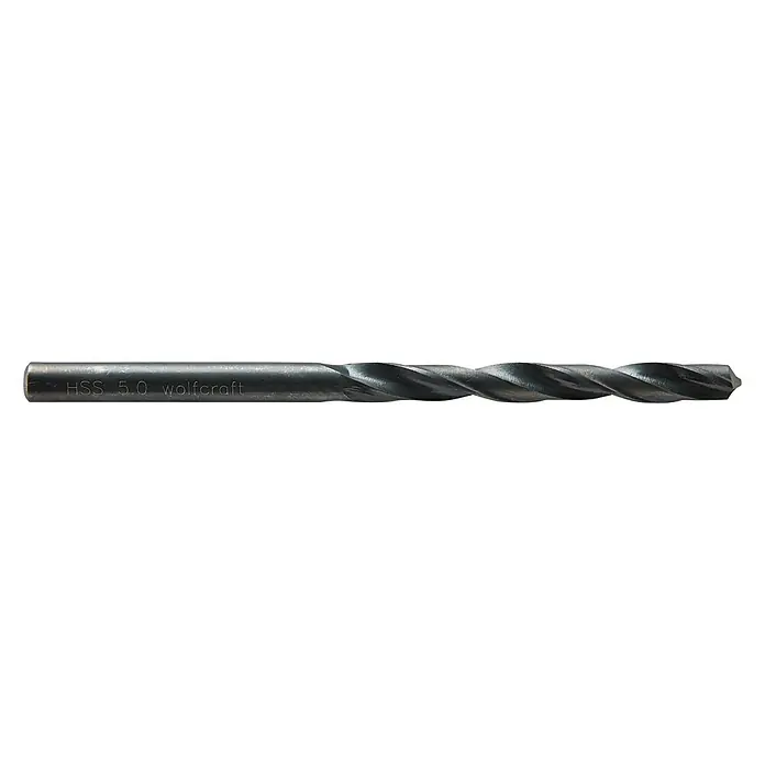 Wolfcraft Metallbohrer rollgewalzt - 1 Stk., Durchmesser Bohrer: 5 mm - HSS 5.0 Wolfcraft Bohrer, ideal für präzise Bohrungen in verschiedenen Materialien. Ein zuverlässiges Werkzeug für Handwerker und Heimwerker.
