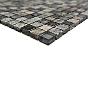 Mosaikfliese Quadrat Crystal Mix XCM M710 (30 x 30 cm, Grau, Matt)