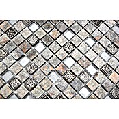 Mosaikfliese Quadrat Crystal Mix XCM M710 (30 x 30 cm, Grau, Matt)