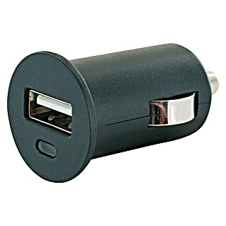 Schwaiger USB-Ladeadapter (USB-A-Kupplung, Zigarettenanzünder-Stecker (SAE J563), Schwarz)