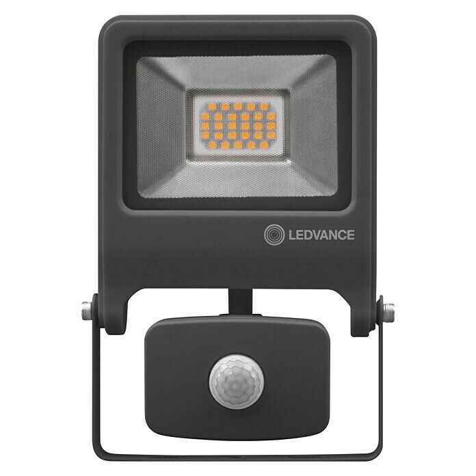 Ledvance LED-Strahler Endura FloodAnthrazit, Sensor, 20 W, IP44 Front View