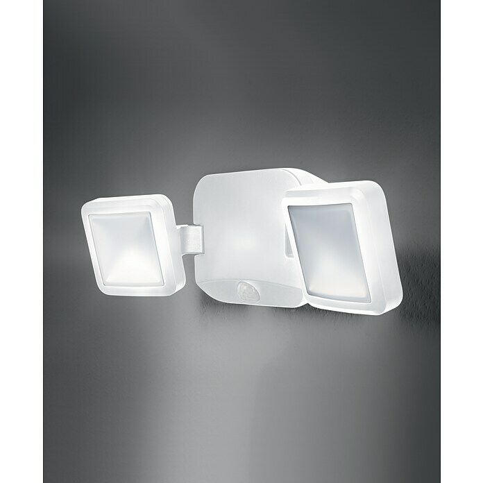 Osram Sensor-LED-Außenwandstrahler Double (10 W, Weiß, Mit Bewegungsmelder, 2-flammig)
