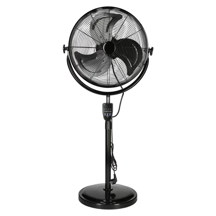 PR Klima Ventilador de pie Speed II - Negro, 45 cm, 135 cm