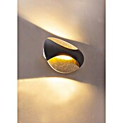 Globo LED-Wandleuchte (6 W, Schwarz/Gold)