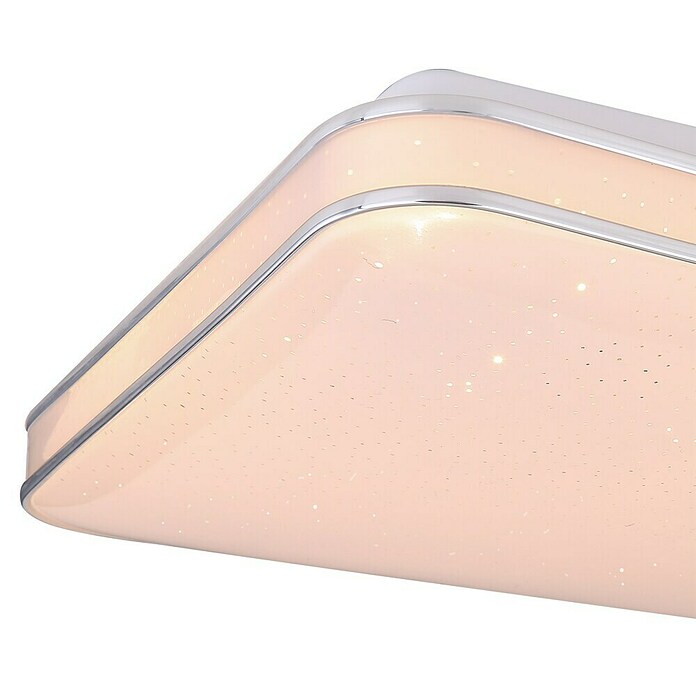 Globo LED stropna svjetiljka (24 W, Opal, D x Š x V: 33,5 x 33,5 x 7,3 cm)