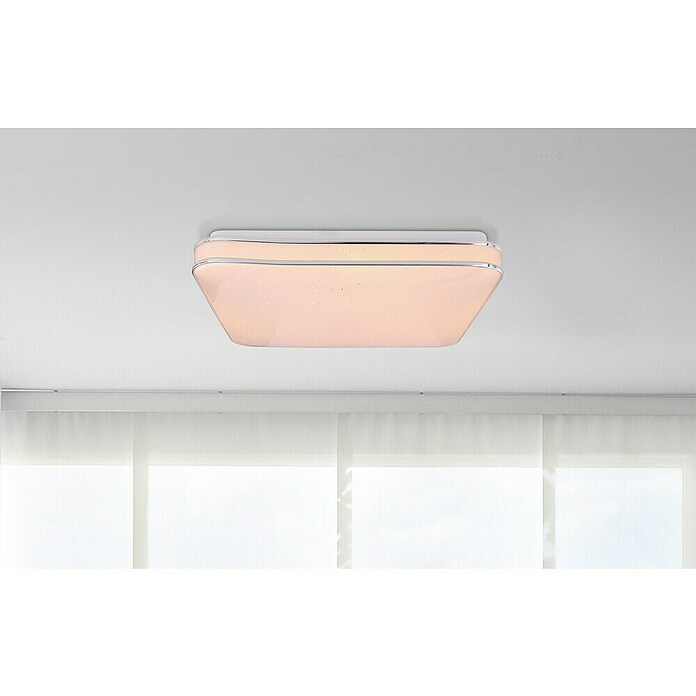 Globo LED stropna svjetiljka (24 W, Opal, D x Š x V: 33,5 x 33,5 x 7,3 cm)
