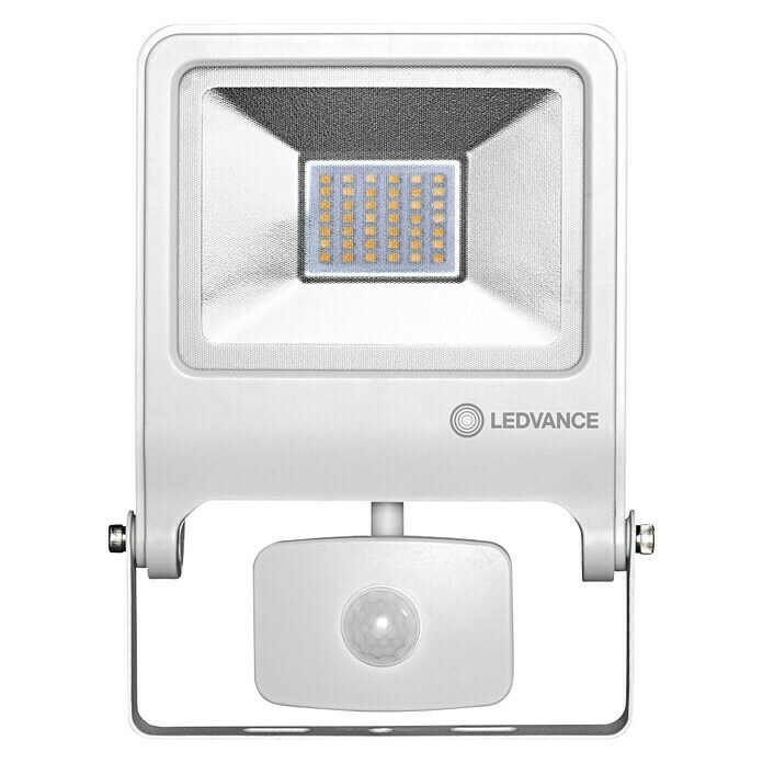 Ledvance LED-Strahler Endura FloodWeiß, Sensor, 30 W, IP44 Front View