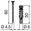 Walteco Rusticline Schrauben-Set (Schraubenset incl. Dübel) | BAUHAUS