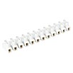 Batilec Regleta de conexión (Número de polos: 12 ud., 25 mm² - 35 mm², Blanco) | BAUHAUS