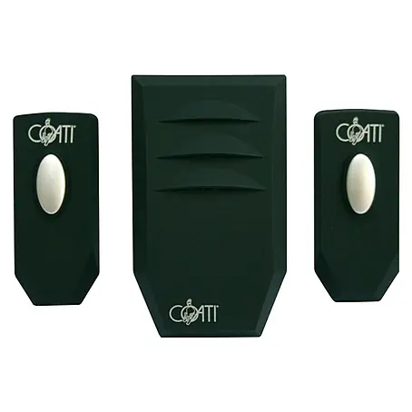 Coati  Timbre para puerta Portátil y pulsadores