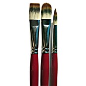 Talens Set de pinceles de cerdas GWC 191/194/195 (3 pzs., Fibra sintética) | BAUHAUS