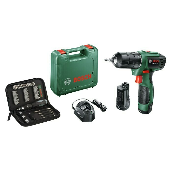 Bosch Akku-Bohrschrauber EasyDrill 120012 V, 1,5 Ah, 0 U/min - 1.650 U/min Diagonal View