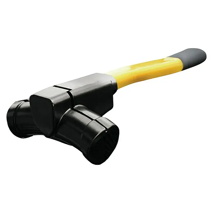 Basi Lenkradsperre KFZ 103 - Stahl, Länge: 380 mm - Einzigartiger Hammer mit zwei Köpfen, ideal für präzise Arbeiten und professionelle Anwendungen. Ergonomischer Griff für Komfort.