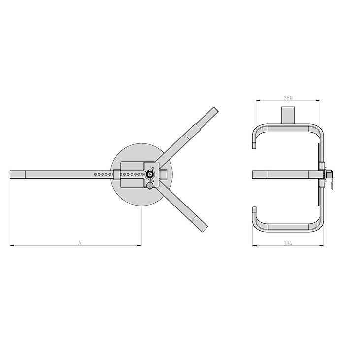 Basi Radkralle KFZ 111Geeignet für: PKWs Sketch