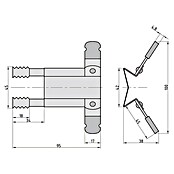 Basi Rollladensicherung RK 100 (Edelstahl, 2 -tlg.) | BAUHAUS