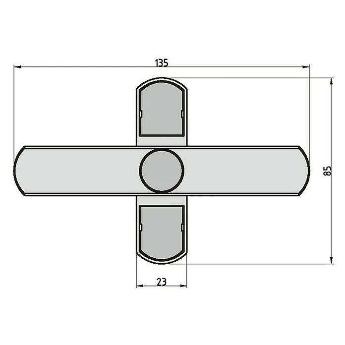 Basi Fenstersicherung FS 500Zweiflügelig, Weiß