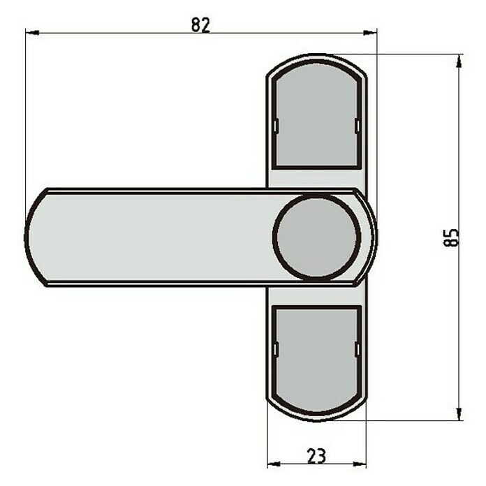 Basi Fenstersicherung FS 500 (Einflügelig, Braun) | BAUHAUS