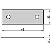 Basi Distanzplatten-Set (Passend für: BASI Fenstersicherung FS 65, Weiß) | BAUHAUS