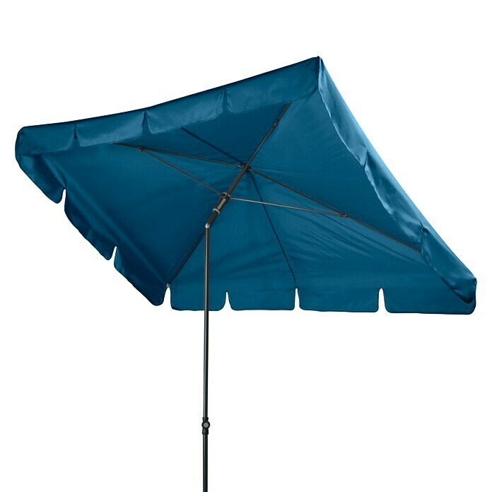 Doppler Sonnenschirm Sunline-Waterproof IIIBlau, 260 x 150 cm Diagonal View