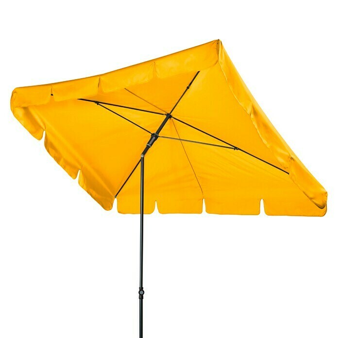 Doppler Sonnenschirm Sunline-Waterproof IIIGelb, 260 x 150 cm Diagonal View