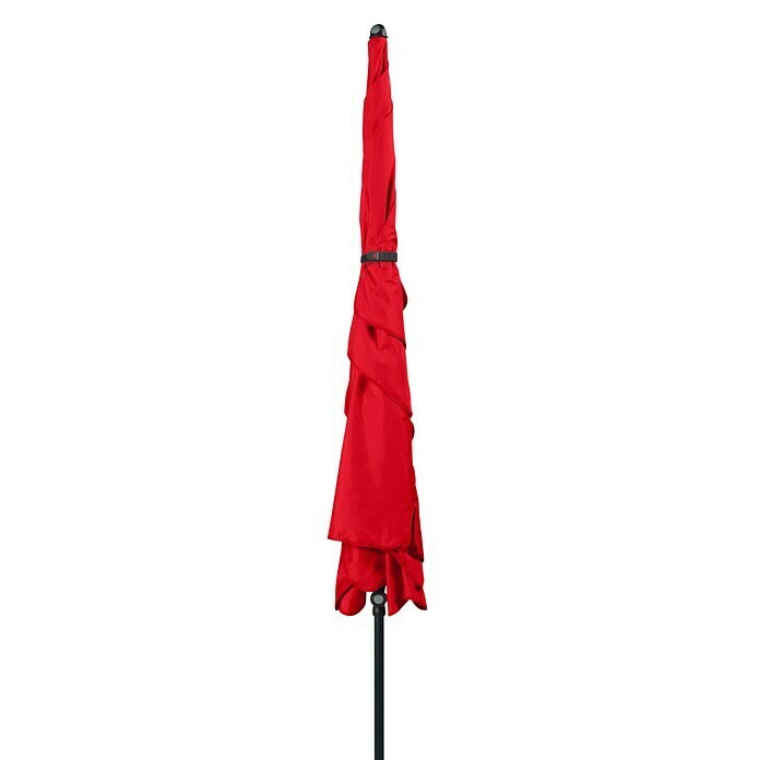 Doppler Sonnenschirm Sunline-Waterproof IIIRot, 260 x 150 cm Front View