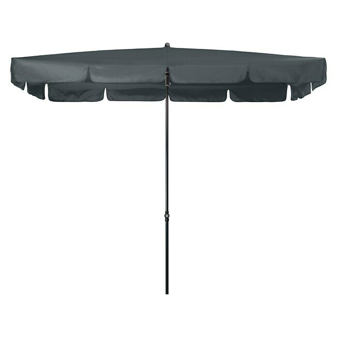 Doppler Sonnenschirm Sunline-Waterproof IIIAnthrazit, 260 x 150 cm Front View