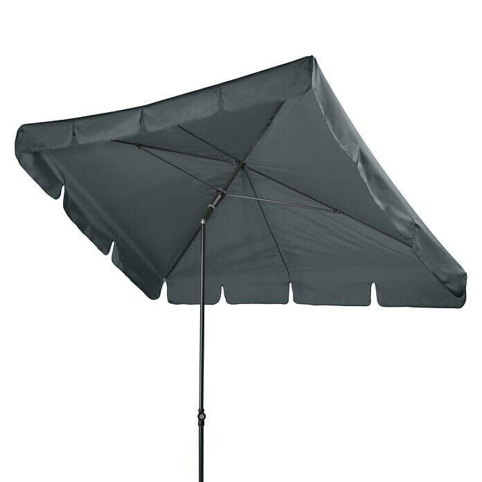 Doppler Sonnenschirm Sunline-Waterproof IIIAnthrazit, 260 x 150 cm Diagonal View