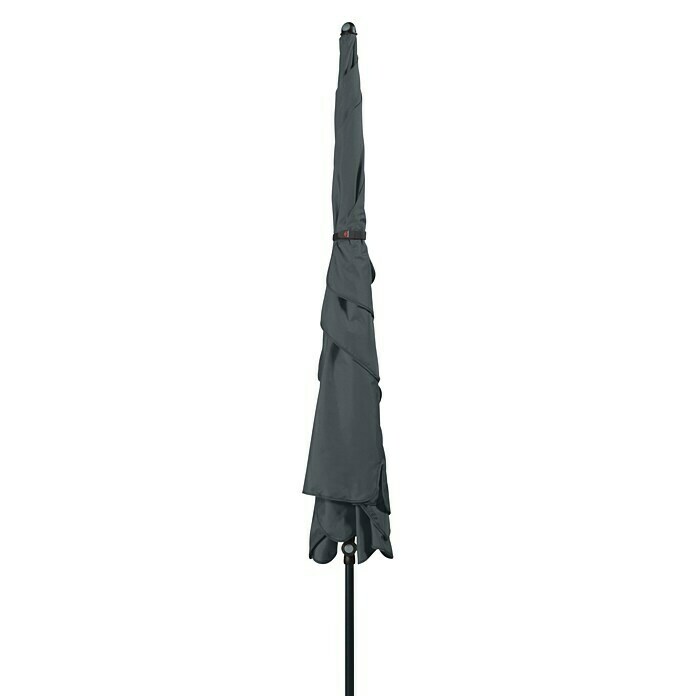 Doppler Sonnenschirm Sunline-Waterproof IIIAnthrazit, 260 x 150 cm Front View