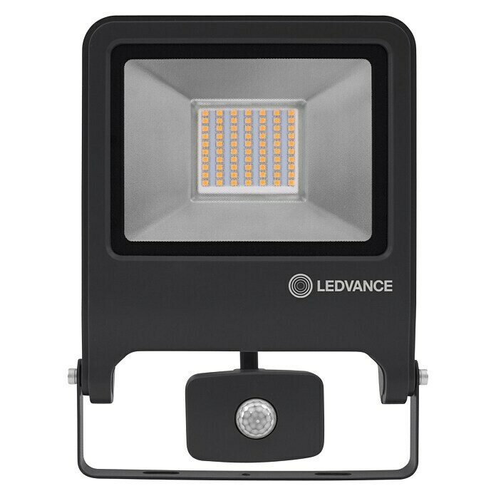 Ledvance LED-Strahler Endura FloodAnthrazit, Sensor, 50 W, IP44 Front View