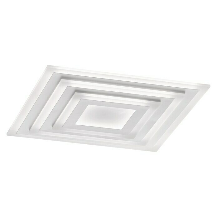 Fischer & Honsel LED-Deckenleuchte Gorden (56 W, L x B x H: 60 x 60 x 6,7 cm, Weiß, Mehrfarbig) | BAUHAUS