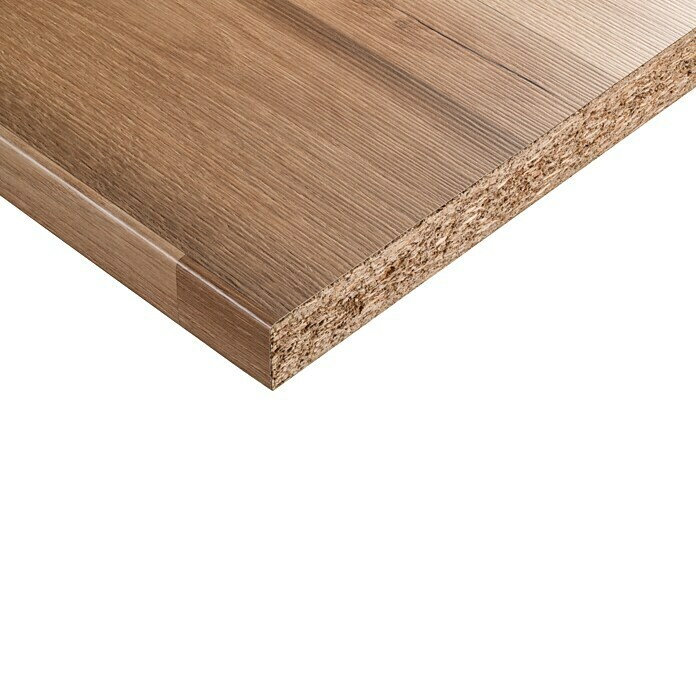 CUCINE Küchenarbeitsplatte nach Maß (Blockboard Oak, Max. Zuschnittsmaß: 365 cm, Stärke: 3,8 cm)