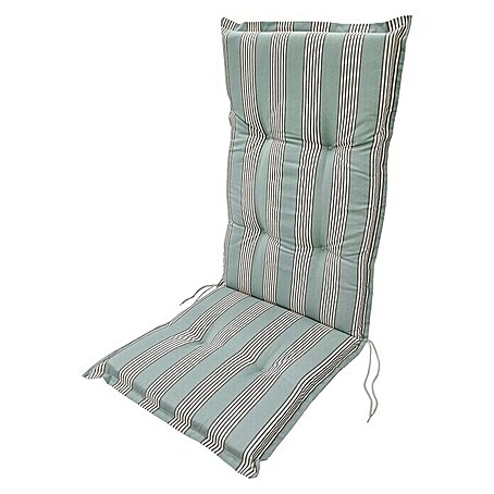 Sun Garden Sitzauflage Naxos (Pistazie, Hochlehner, L x B x H: 117 x 49 x 6 cm, Materialzusammensetzung Bezug: Baumwoll-Polyester-Mischgewebe)