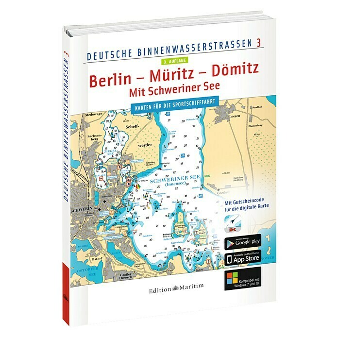 Berlin - Müritz - Dömitz / Mit Schweriner See: Deutsche Binnenwasserstraßen 3; Edition Maritim Diagonal View