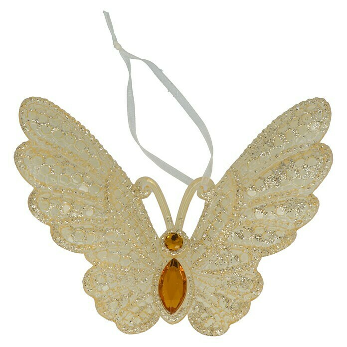 Kurt S. Adler Christbaumschmuck Schmetterling (Gold, Kunststoff, 1 Stk.) | BAUHAUS